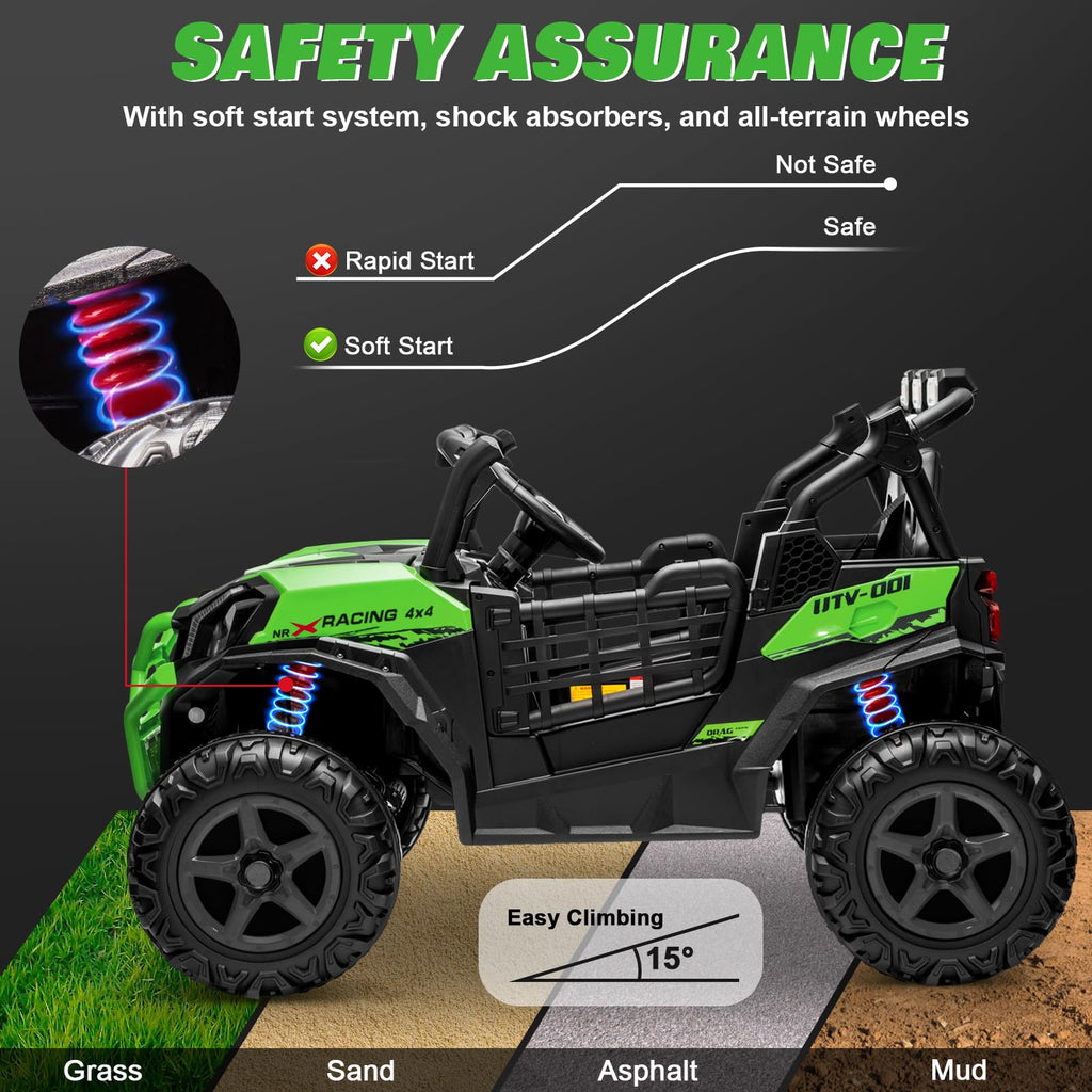 2 Seater 24V Powered Ride on Car with Remote X557964
