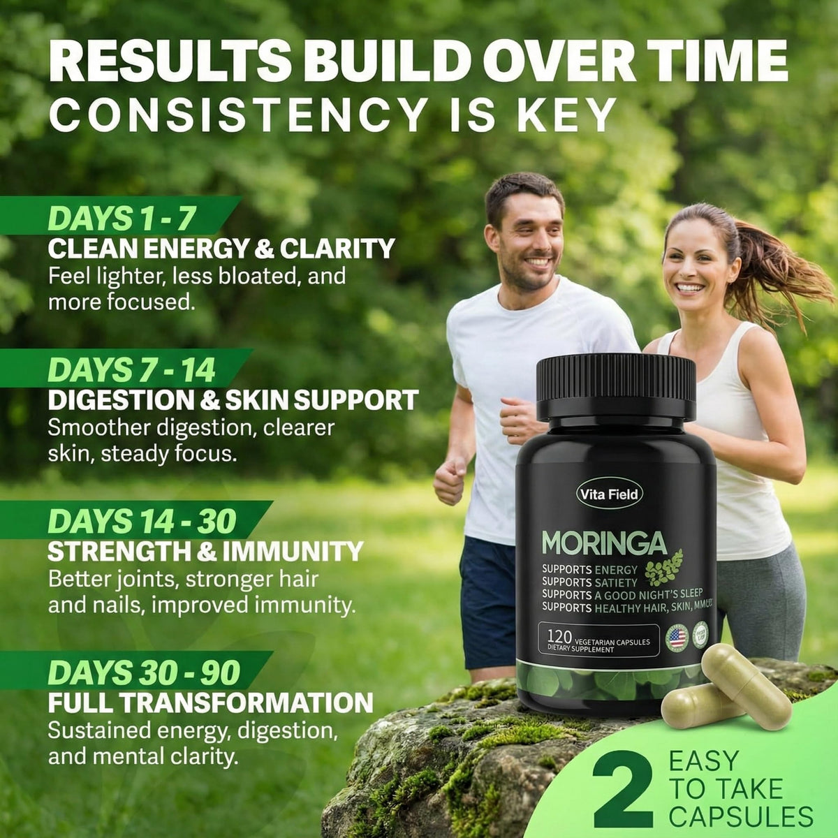 Moringa Capsules 1000mg M312