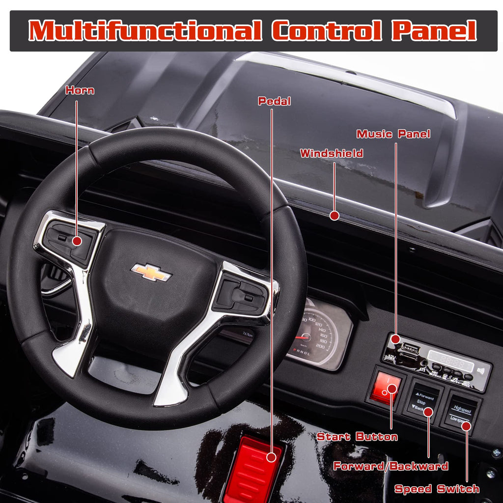 Black 2 Seats 24V Ride on Car X615164
