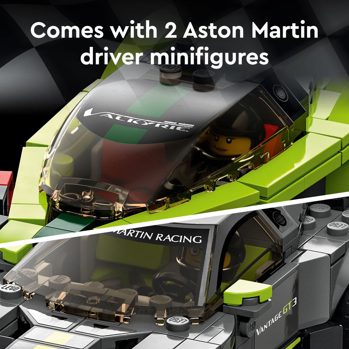 Race Car and Toy Set with 2 Driver Minifigures Y5812