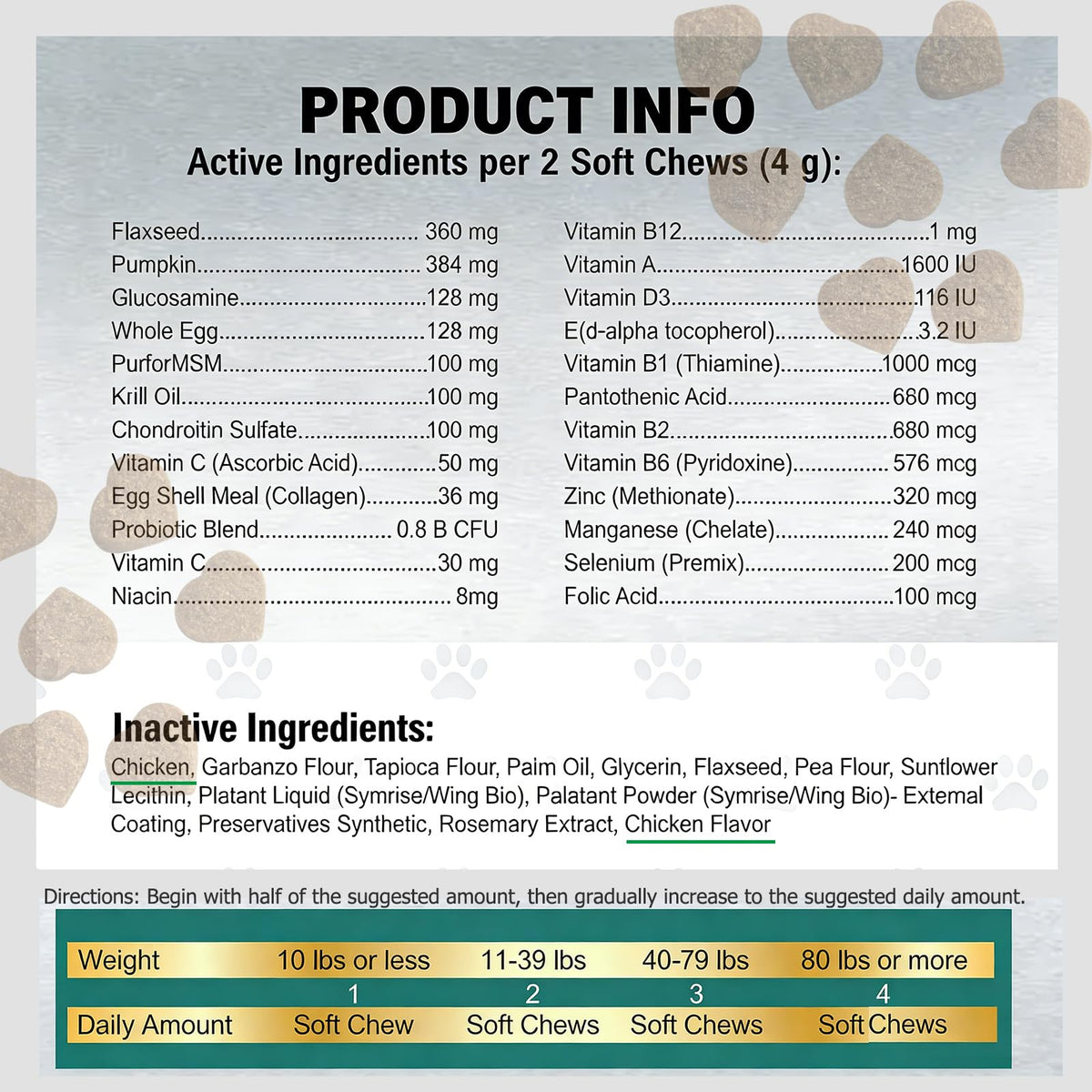 24-in-1 Multivitamin Chews for Dogs O907
