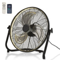 20" High Velocity Metal Floor Fan with Light I9438