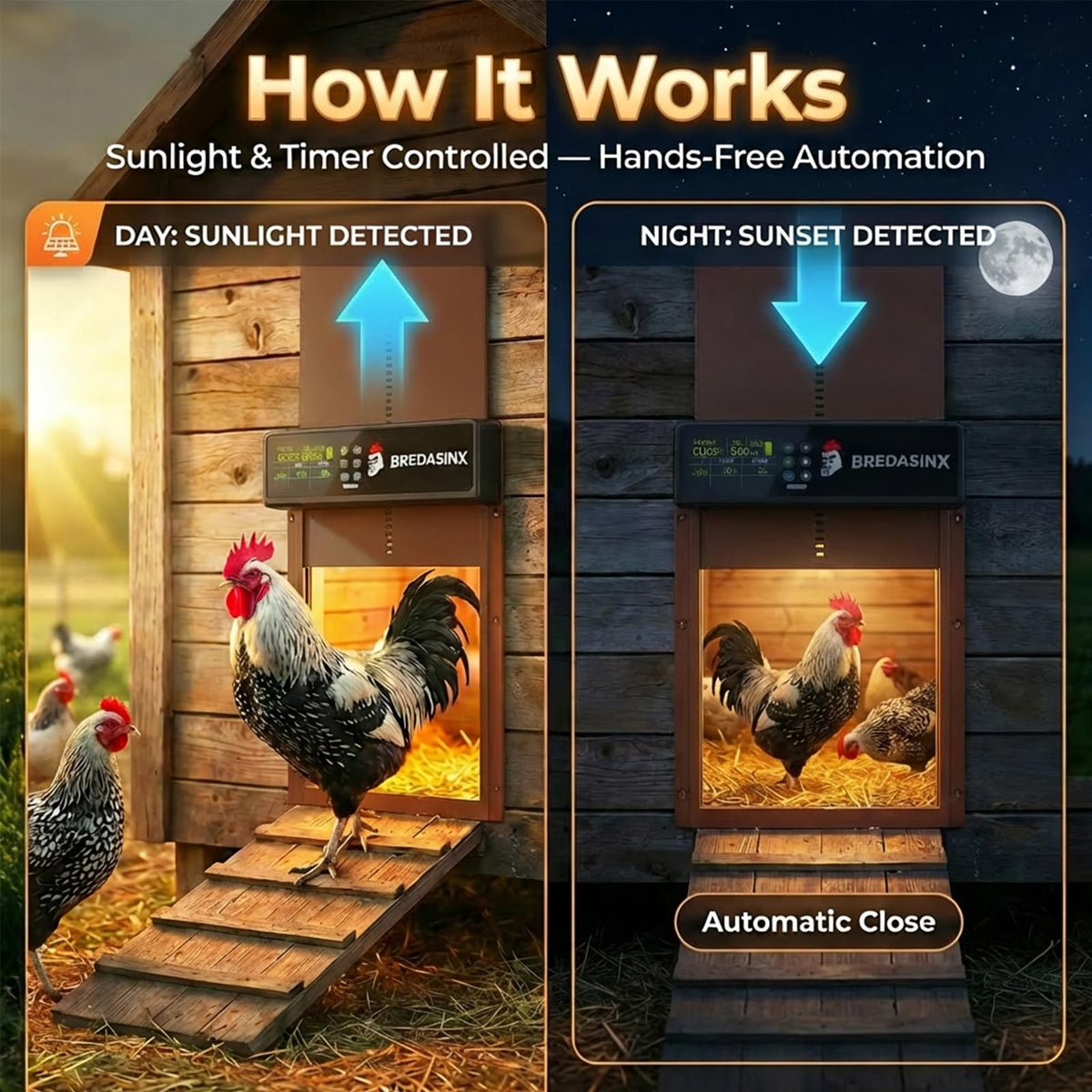 Automatic Chicken Coop Door L33864