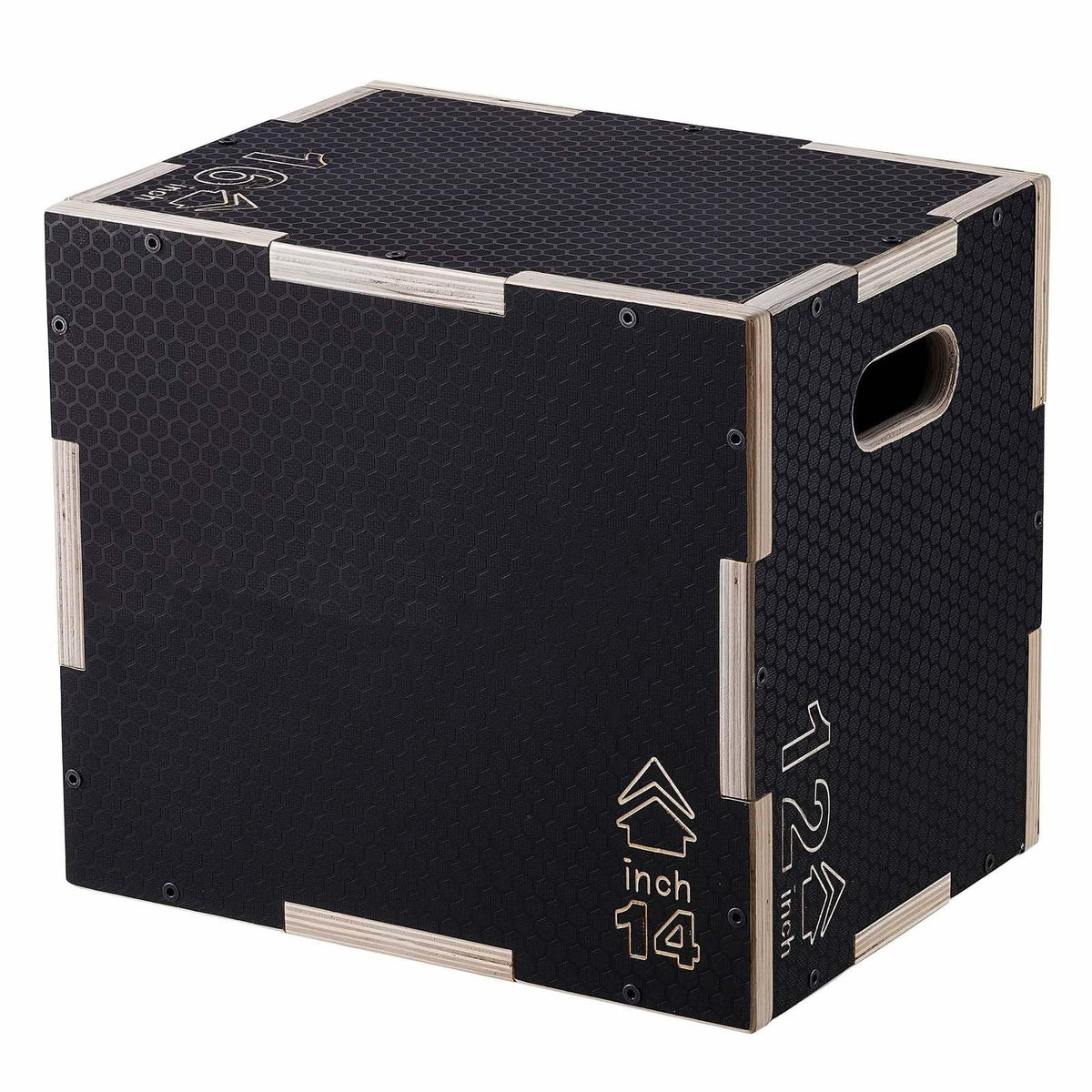 16/14/12 Inch Wooden Plyometric Jump Box J762