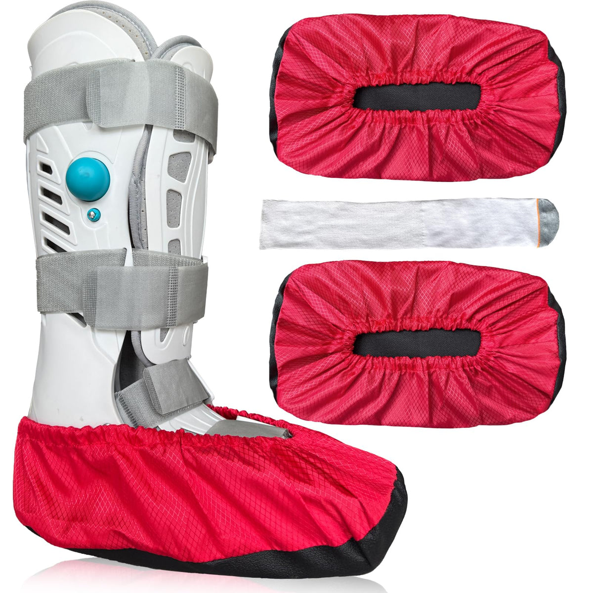 Walking Boot Covers 2 pcs Waterproof Anti-slip Washable Large P775