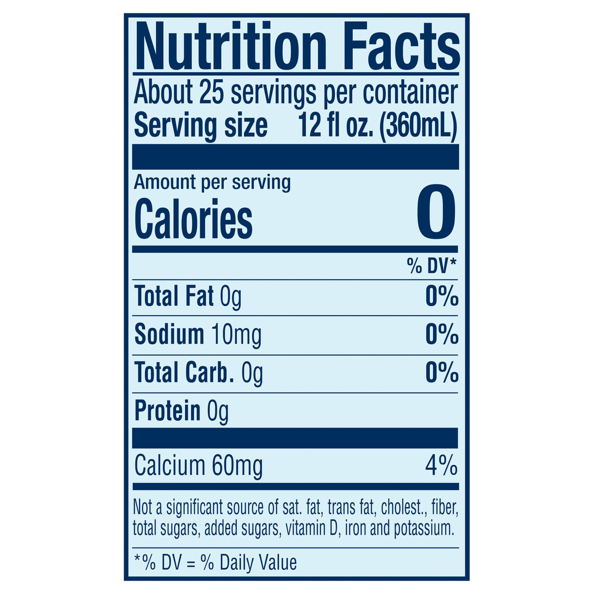 Sparkling Natural Mineral Water 750ml Glass Bottle A7687