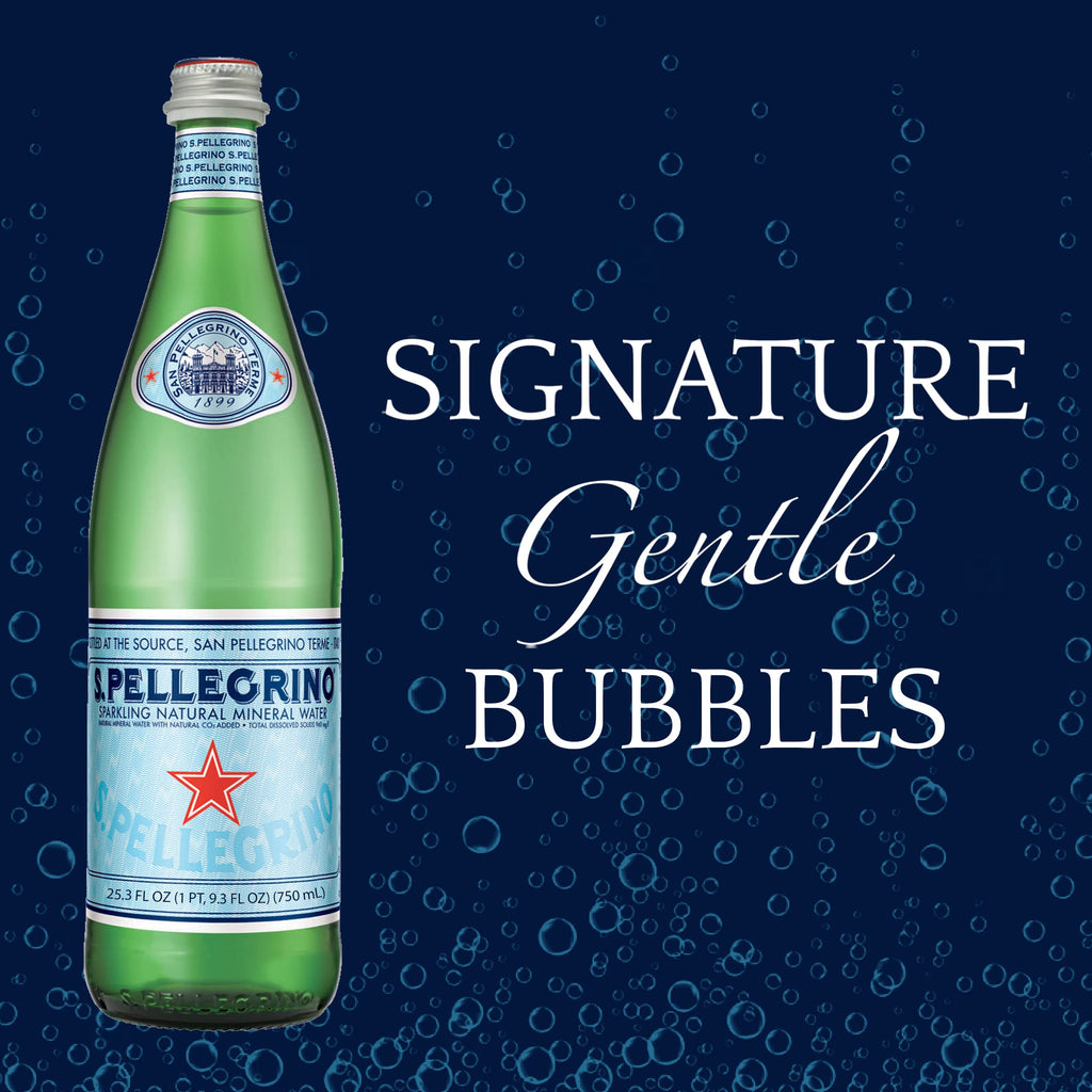 Sparkling Natural Mineral Water 750ml Glass Bottle A7687