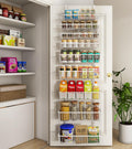 White 9-Tier Over The Door Pantry Organizer C21604