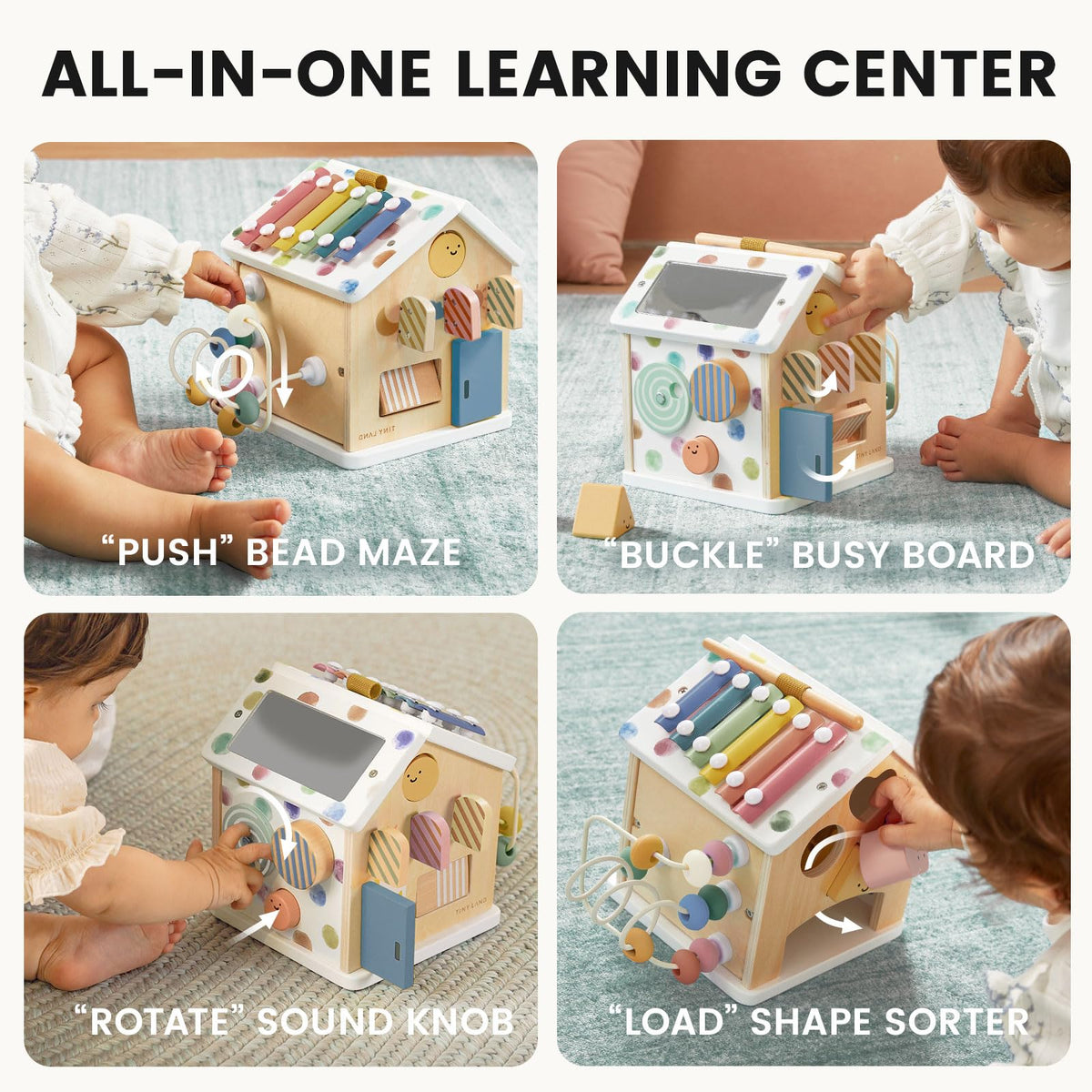 Wooden Activity Cube Y51010