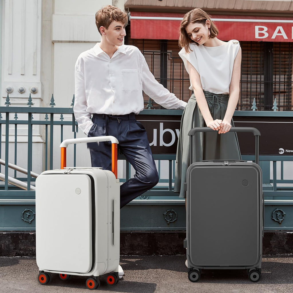 20 Inch Carry On Luggage Aluminum Frame Spinner Wheels X457701