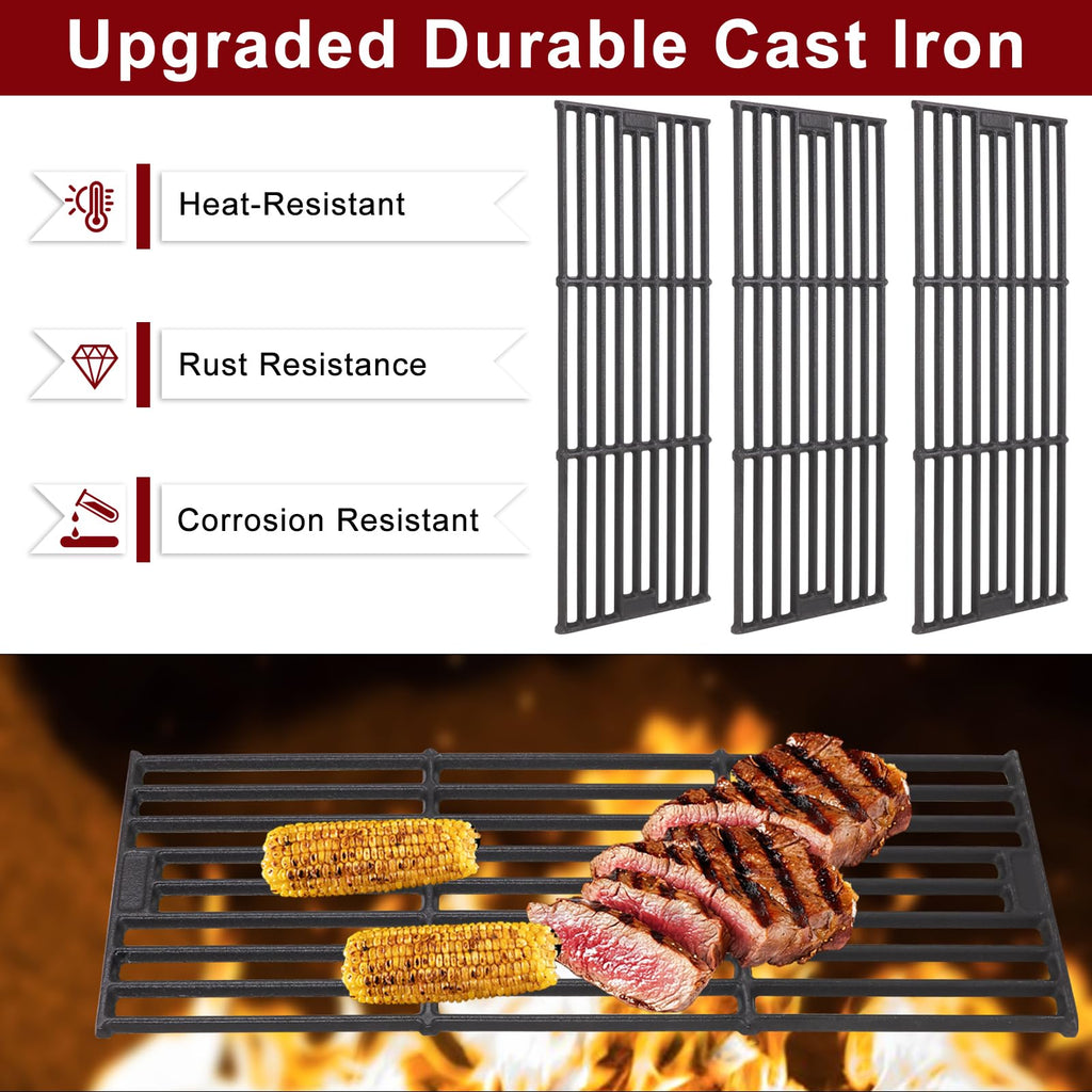 20 Inches Ash Pan Drip Pan and Grill Grates for Charcoal Grills F8560