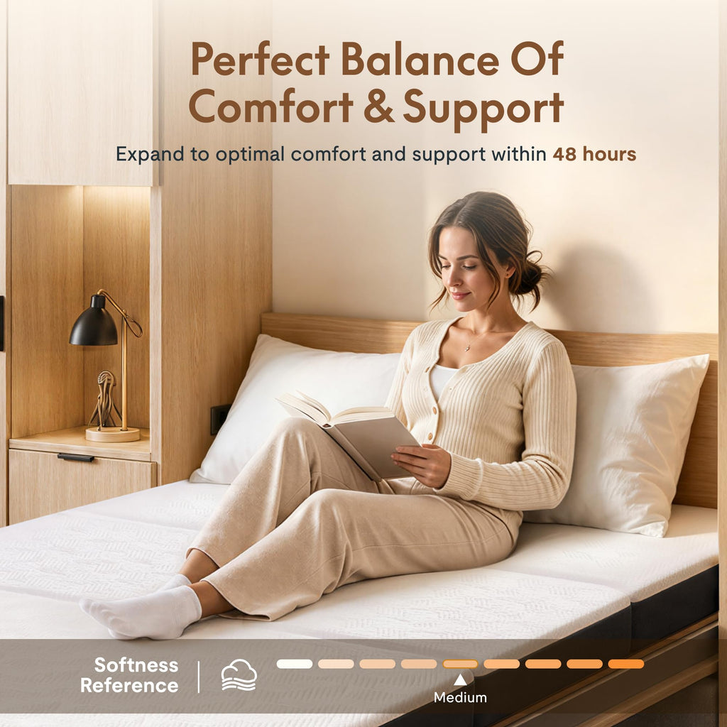 Queen 6" Tri-Fold Mattress D5445