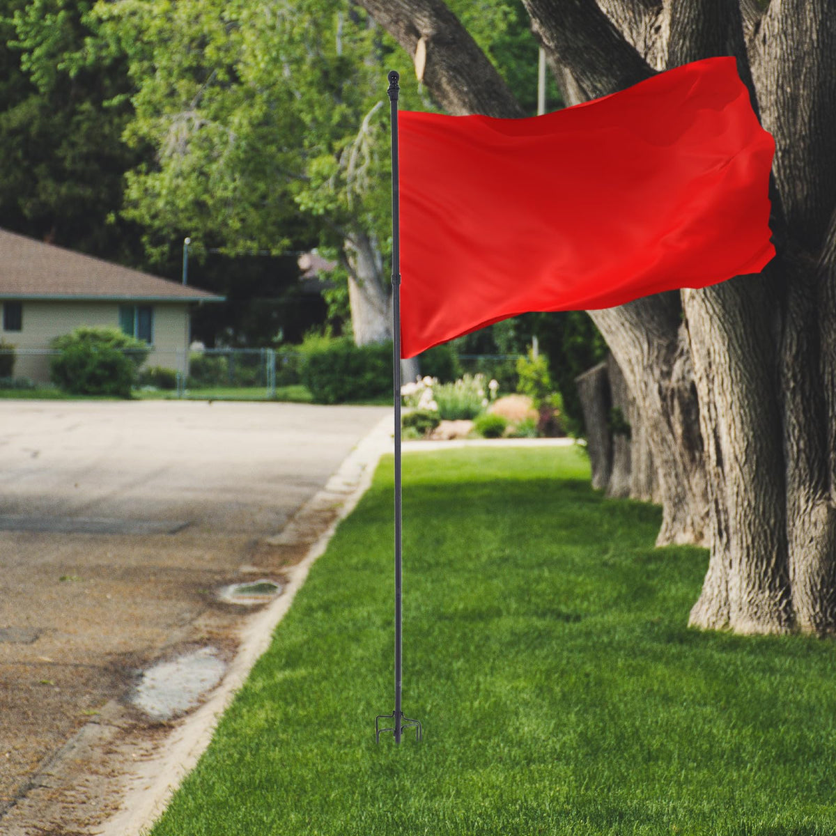 Stainless Steel Flag Pole Holder with 5 Prongs G9168
