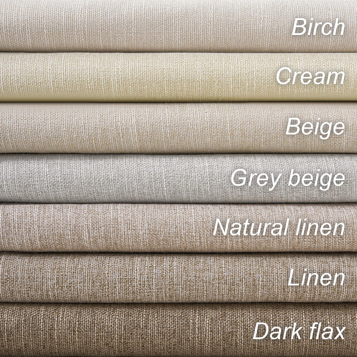Cream Linen Blackout Curtains 84 Inch Pinch Pleat I965101