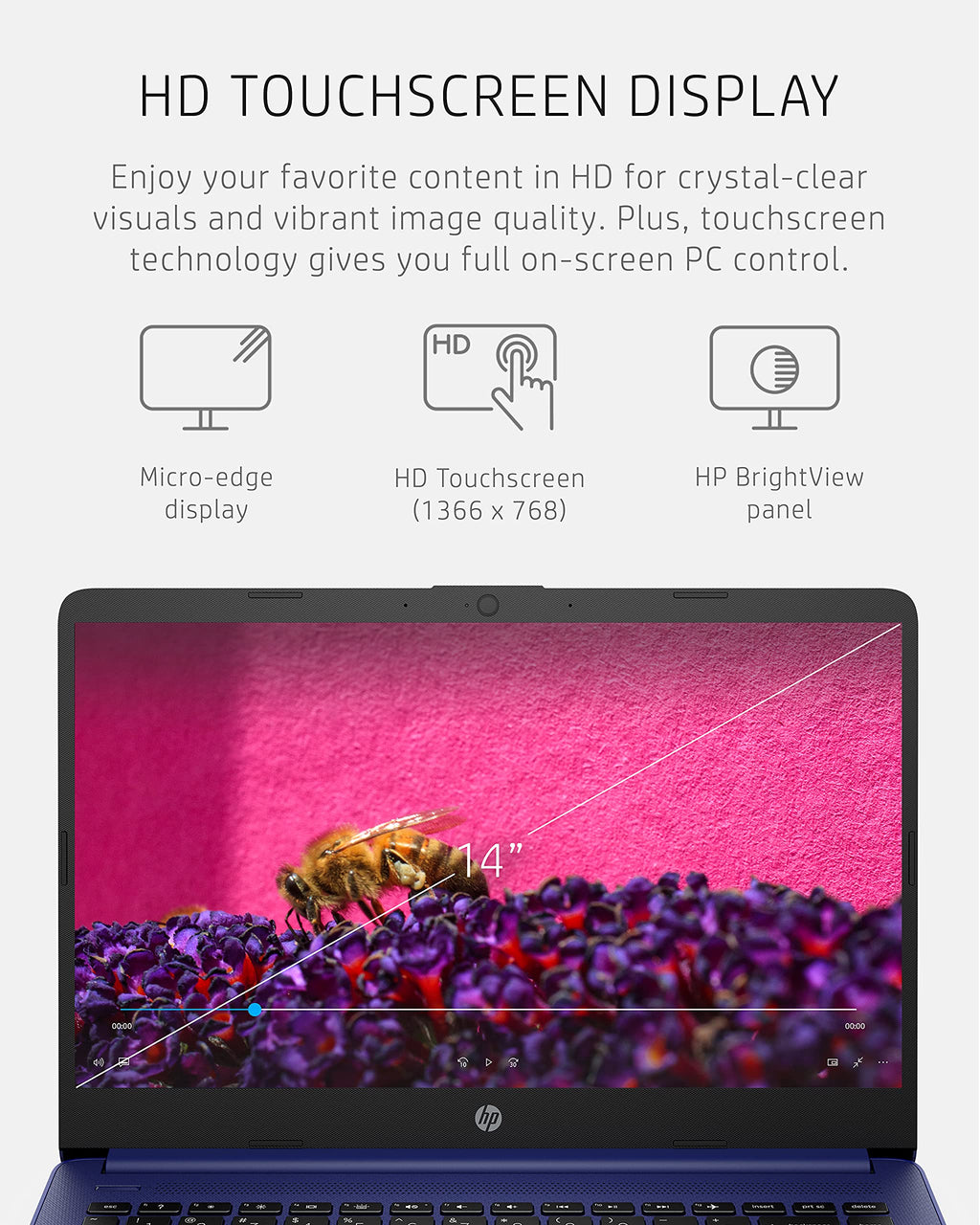 14-inch HD Touchscreen Laptop X537