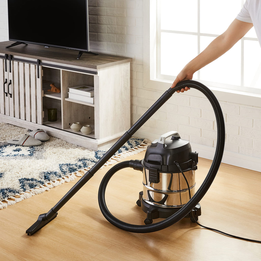 Wet Dry Shop Vacuum Cleaner 4 Gallon Stainless Steel B78895