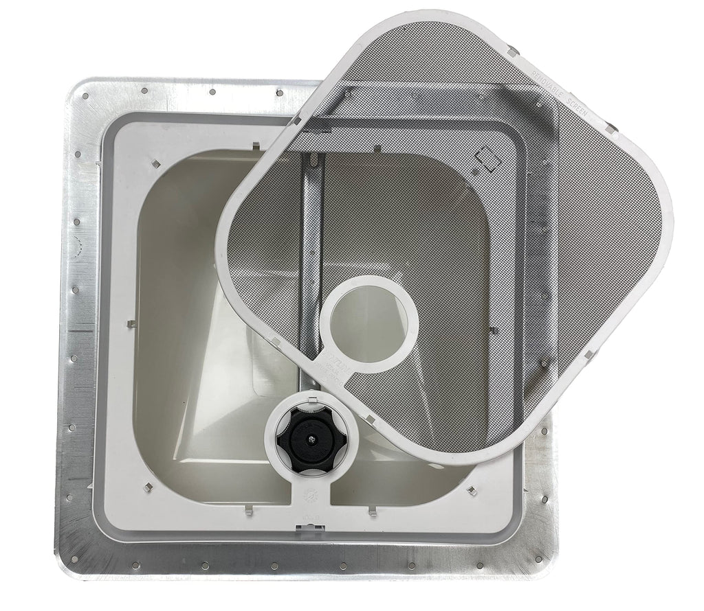 14" RV Roof Vent White Lid Non-Powered Y97469