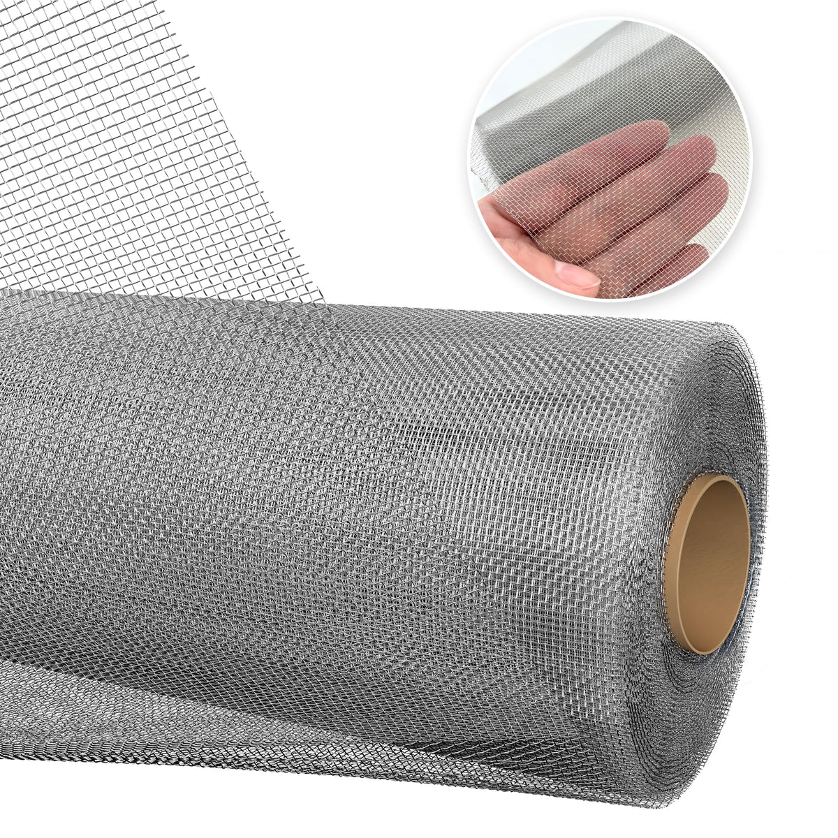 Stainless-Steel Wire Mesh Screen 50"x120" 30 Mesh W6663
